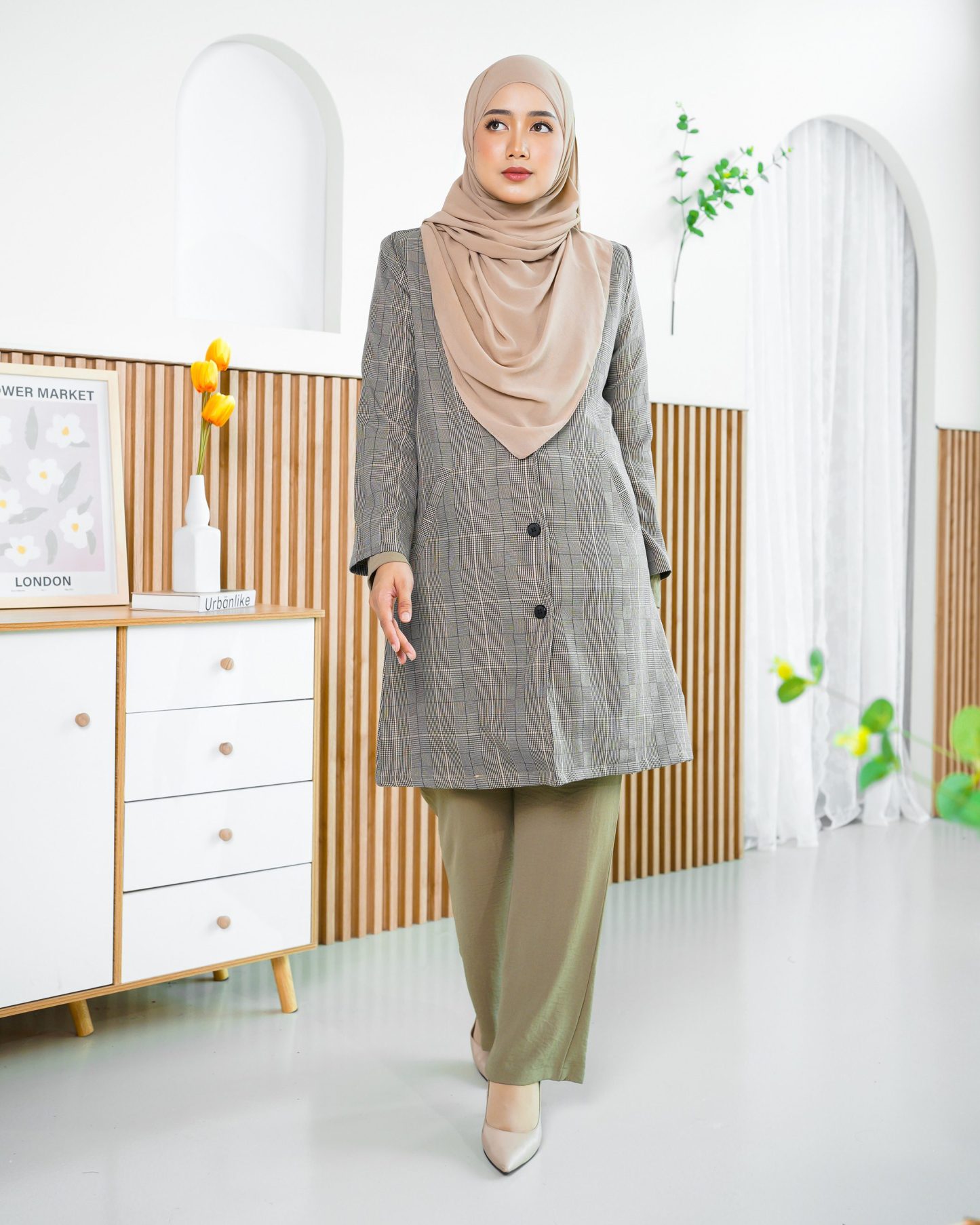 Blazer Liezel Laluna X MCC - Checkered Brown