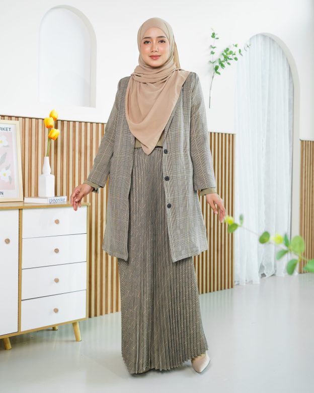 Blazer Liezel Laluna X MCC - Checkered Brown
