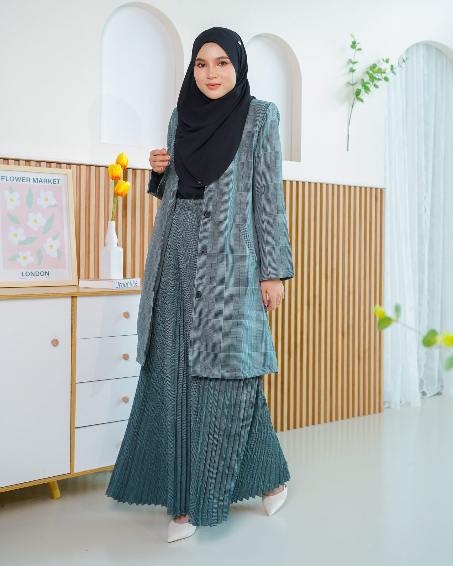 Blazer Liezel Laluna X MCC - Checkered Green