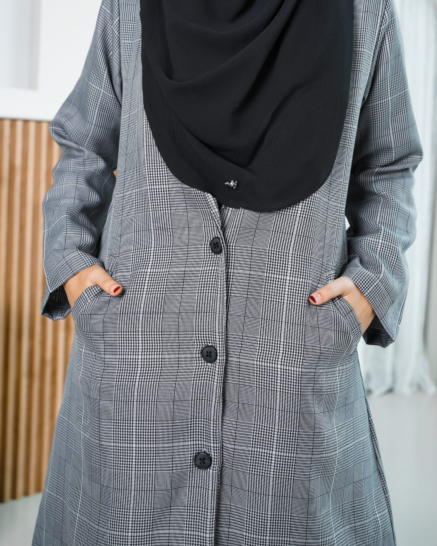 Blazer Liezel Laluna X MCC - Checkered Grey