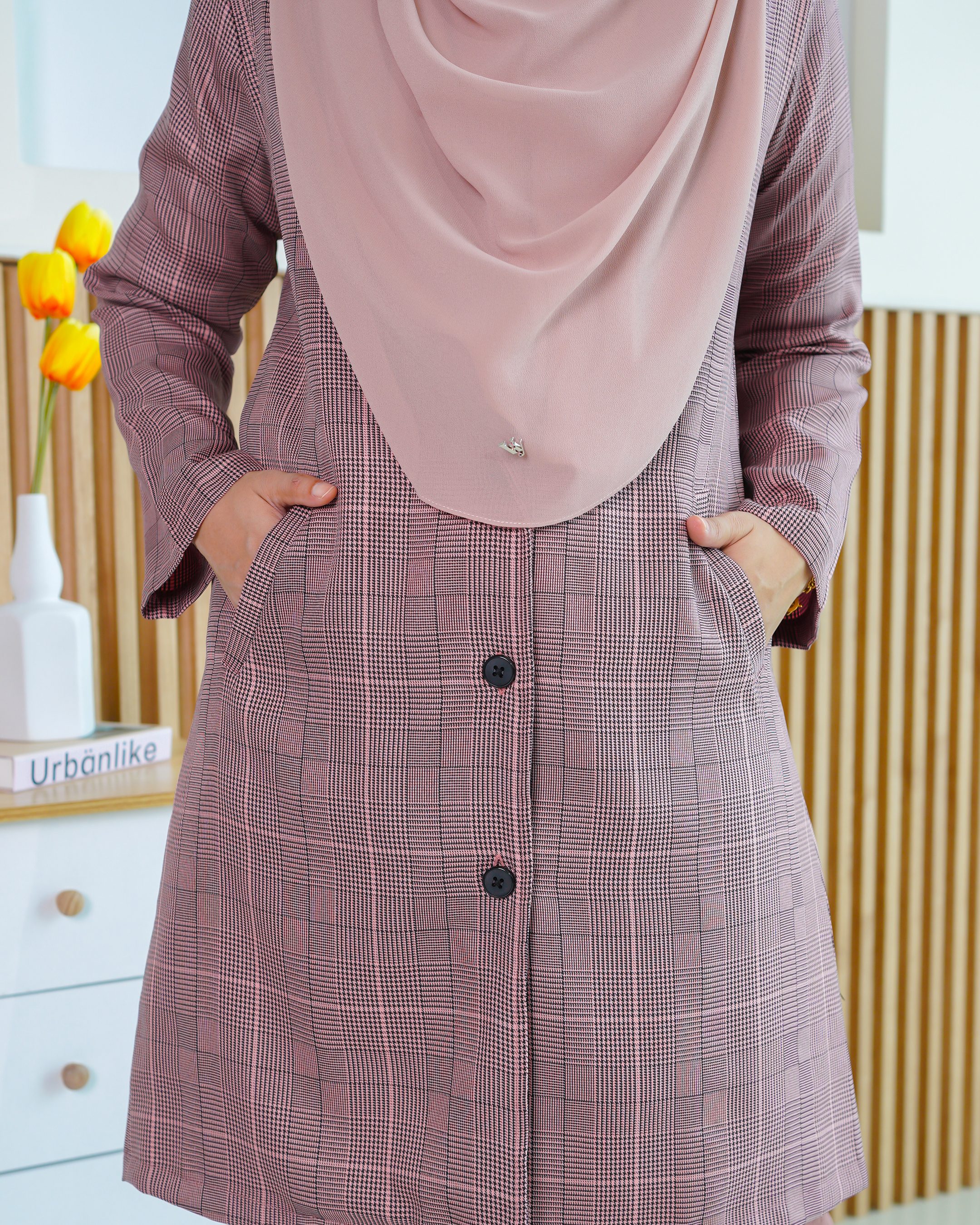 Blazer Liezel Laluna X MCC - Checkered Plum