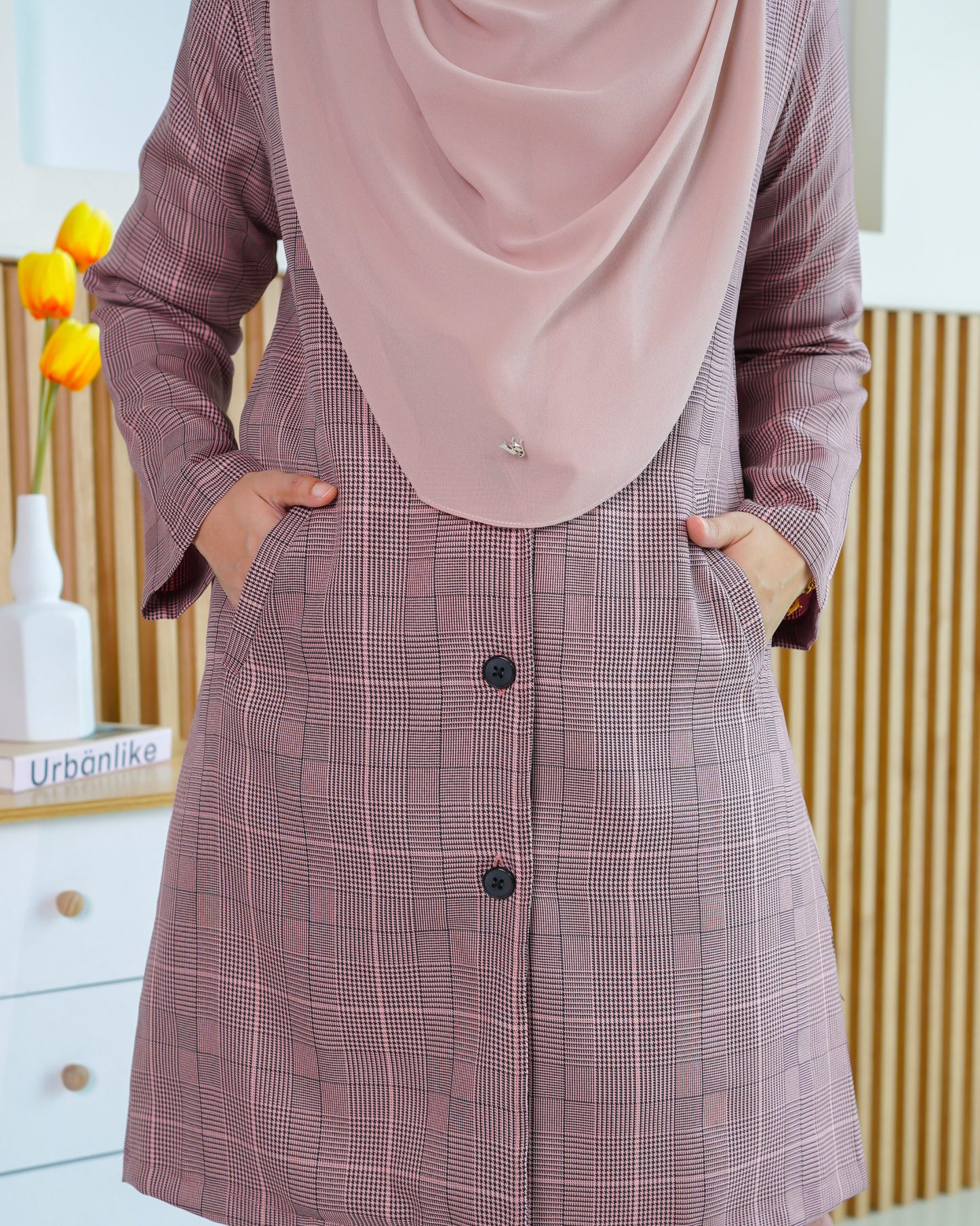 Blazer Liezel Laluna X MCC - Checkered Plum