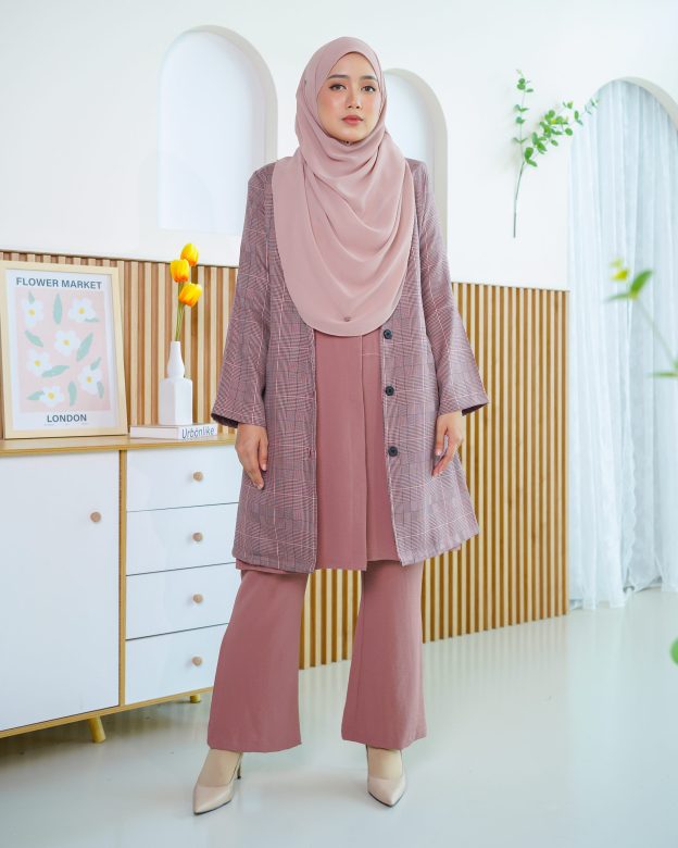 Blazer Liezel Laluna X MCC - Checkered Plum