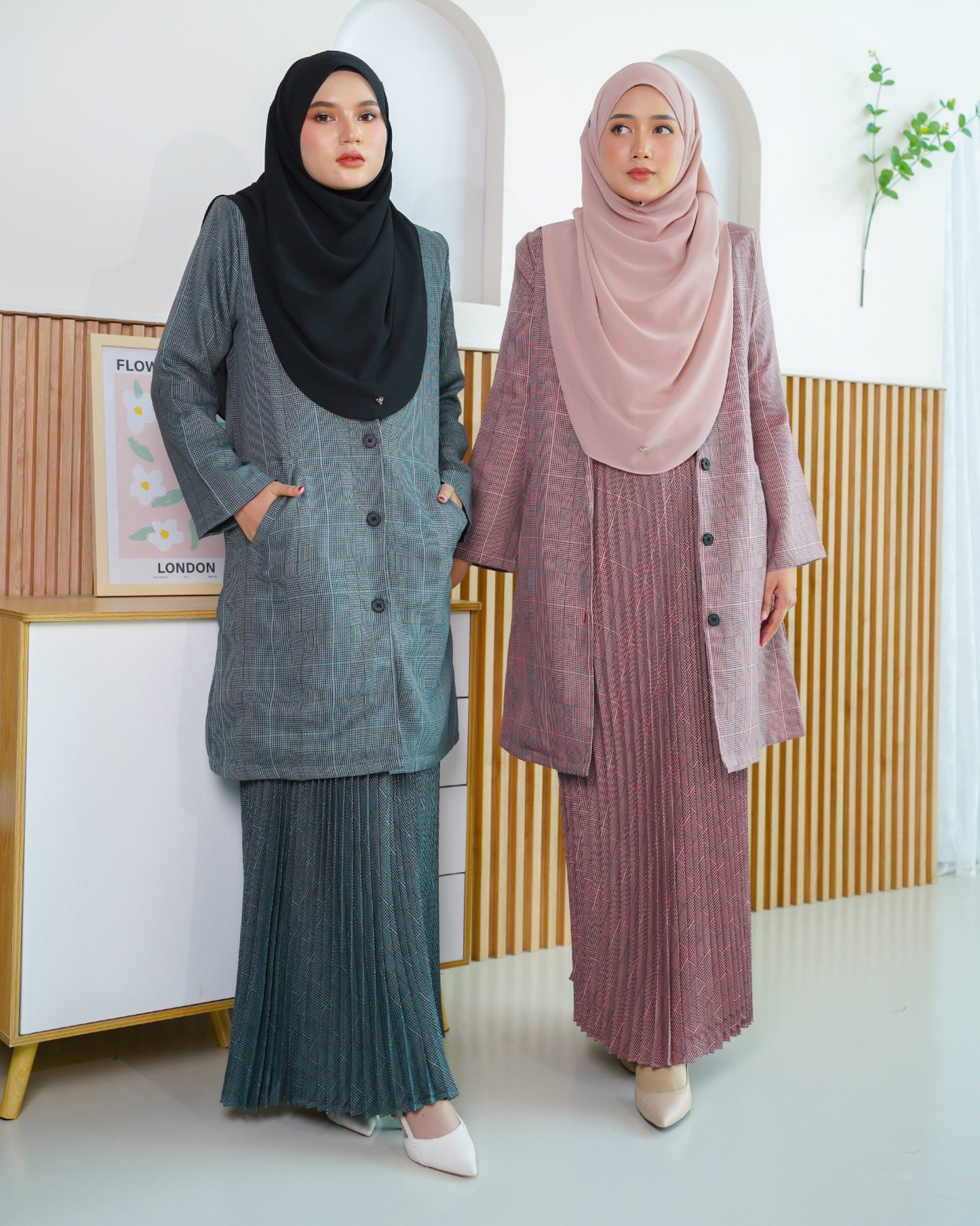 Blazer Liezel Laluna X MCC - Checkered Plum