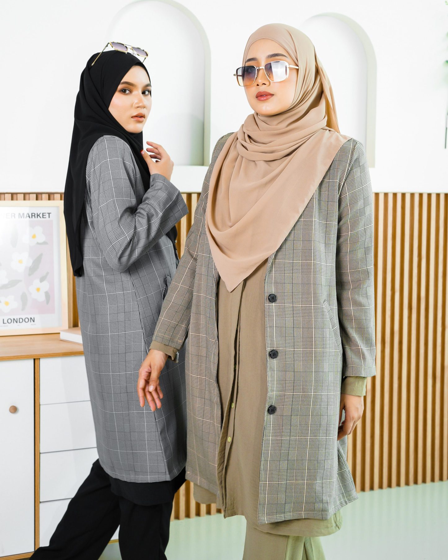 Blazer Liezel Laluna X MCC - Checkered Brown