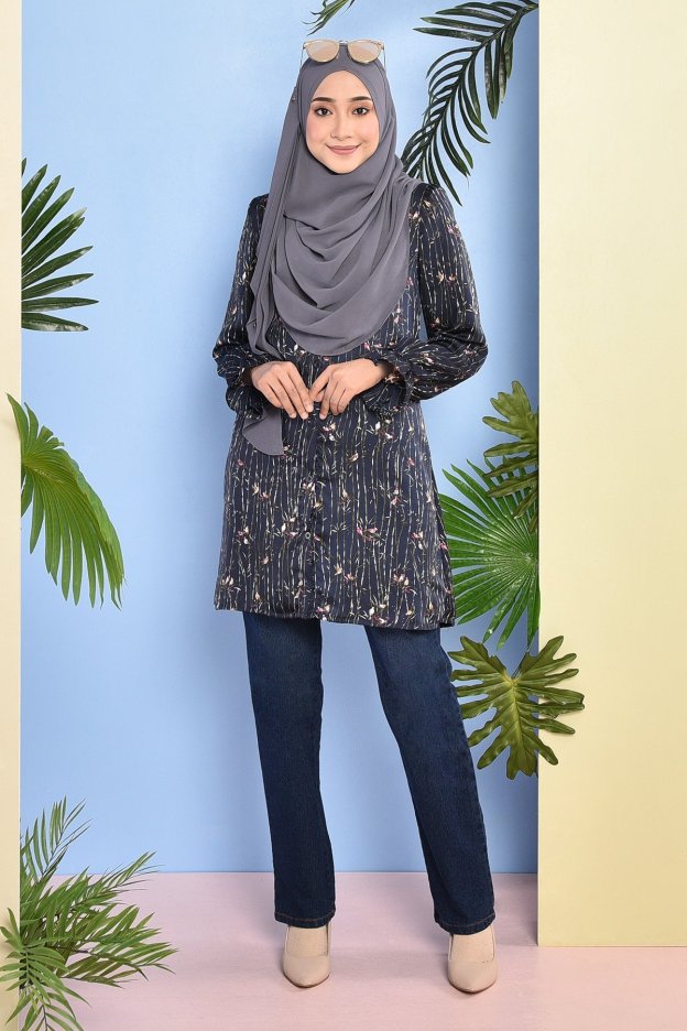 Blouse Abeer - Blue