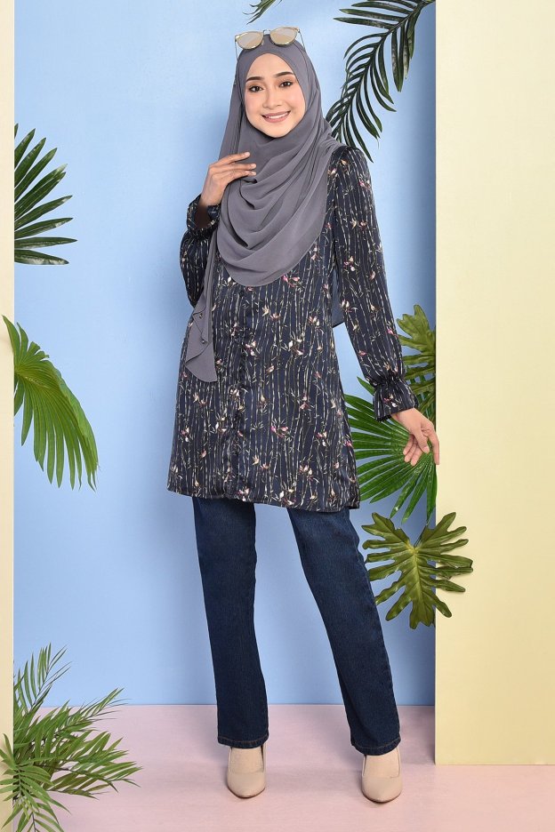 Blouse Abeer - Blue