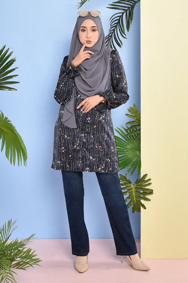 Blouse Abeer - Blue