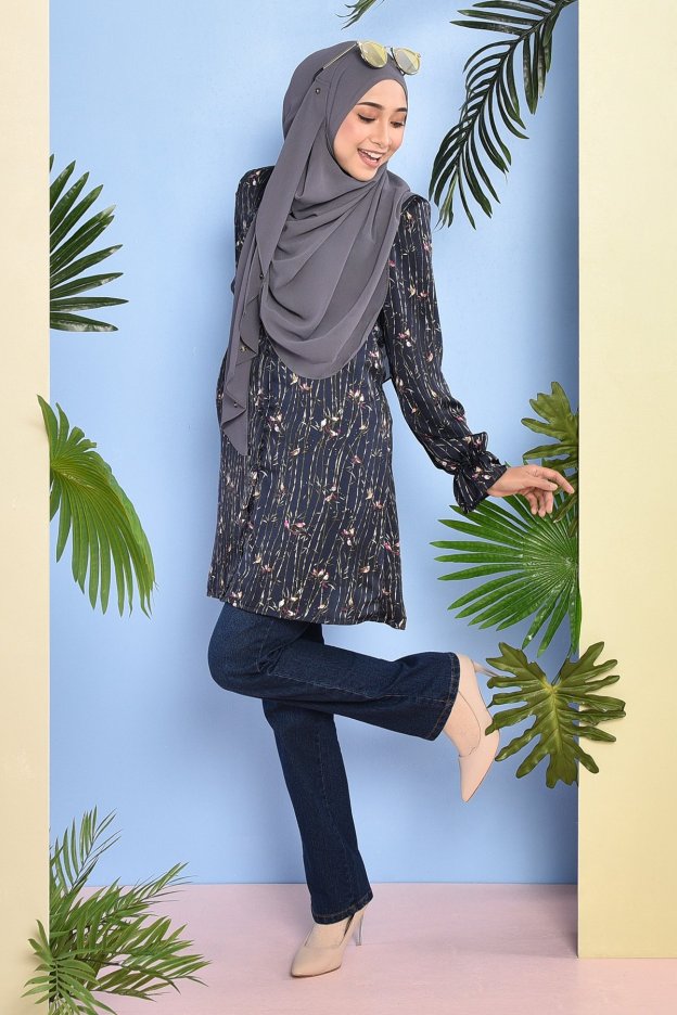 Blouse Abeer - Blue