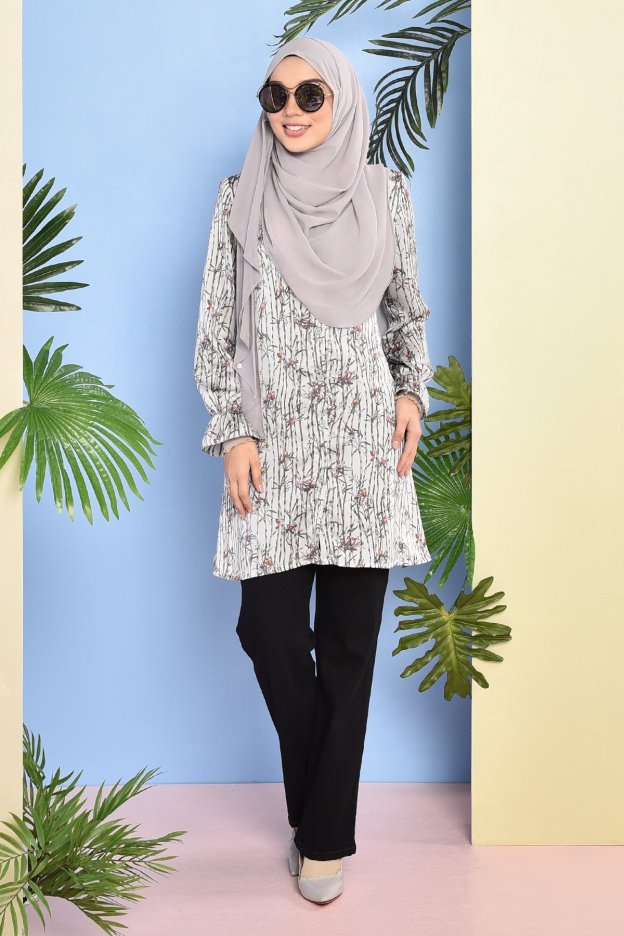 Blouse Abeer - Silver