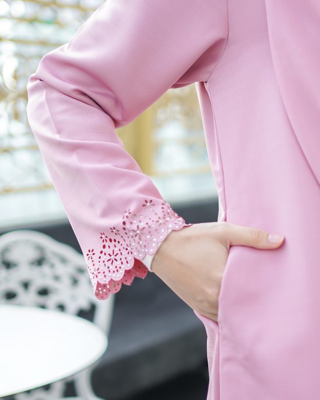 Baju Lasercut Allena - Thulian Pink