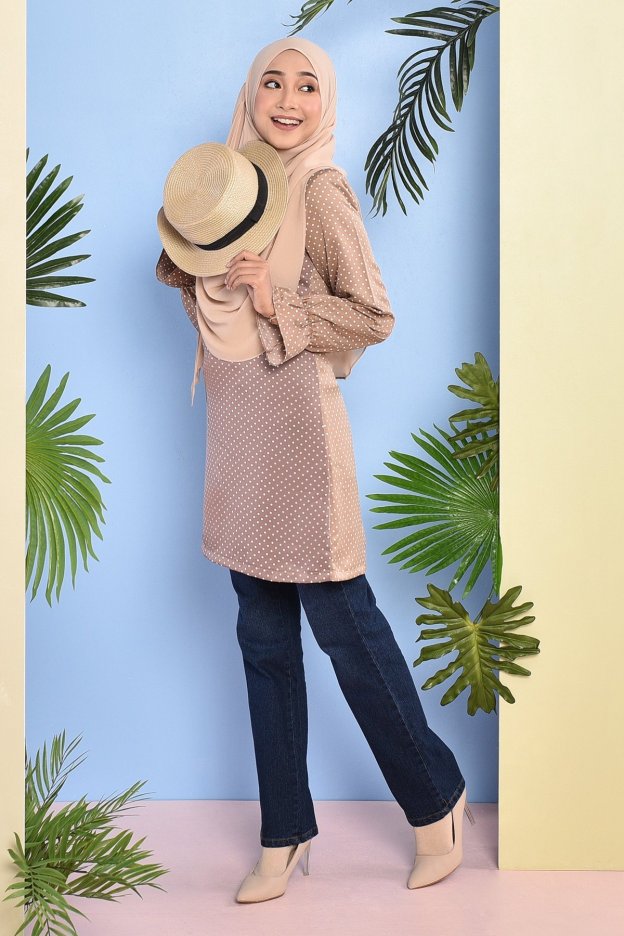 Blouse Amrina - Latte Brown