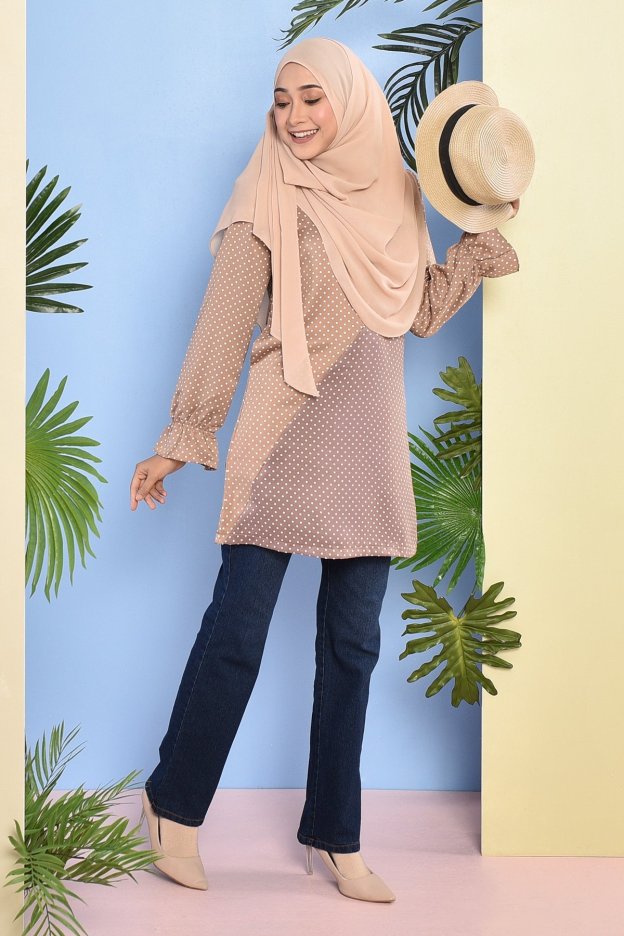 Blouse Amrina - Latte Brown