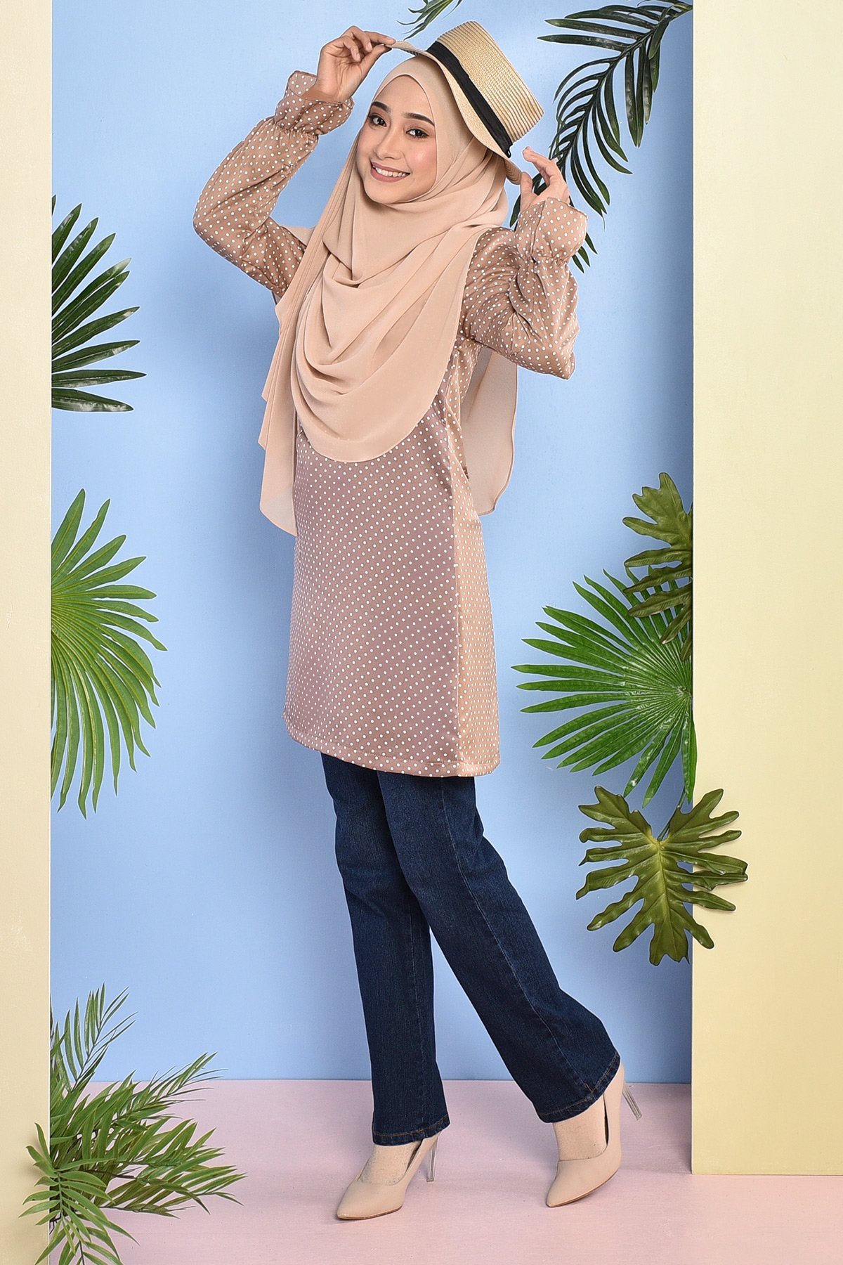 Blouse Amrina - Latte Brown