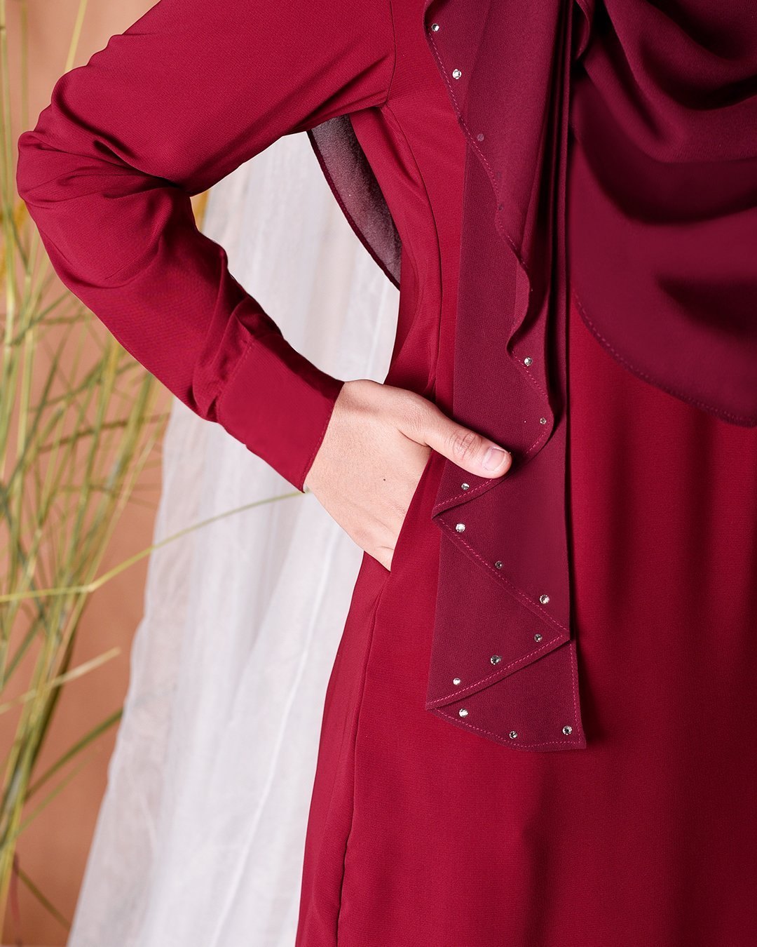 Blouse Natsumi - Ruby Red