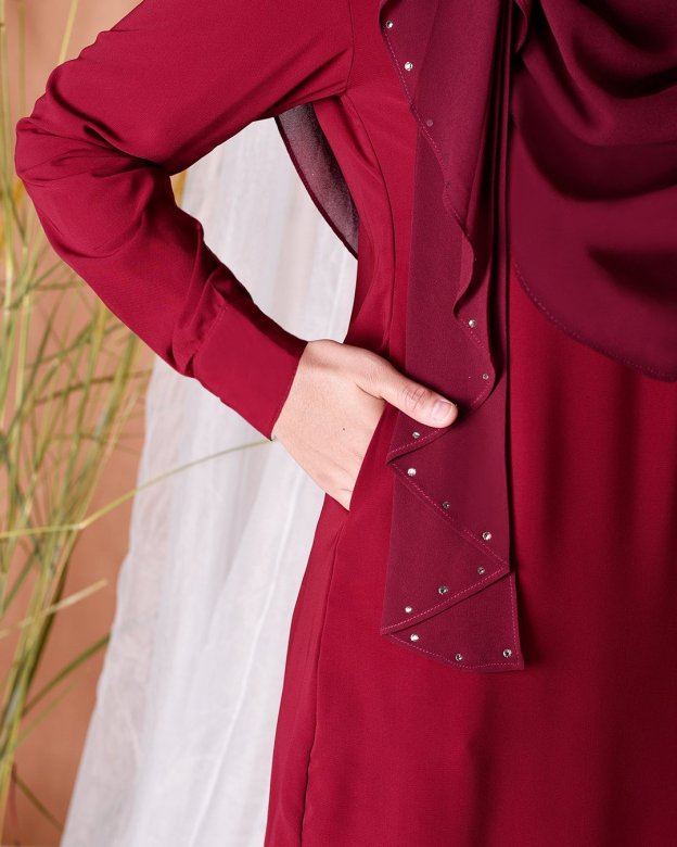 Blouse Natsumi - Ruby Red