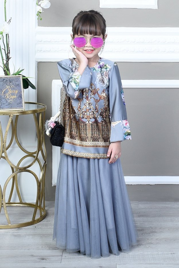 Blouse Bellaruz Kids - Damask Silver