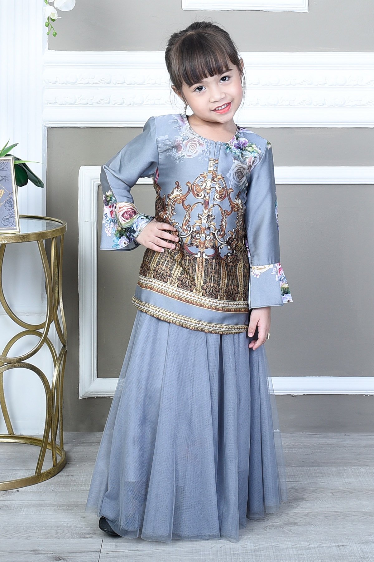 Blouse Bellaruz Kids - Damask Silver