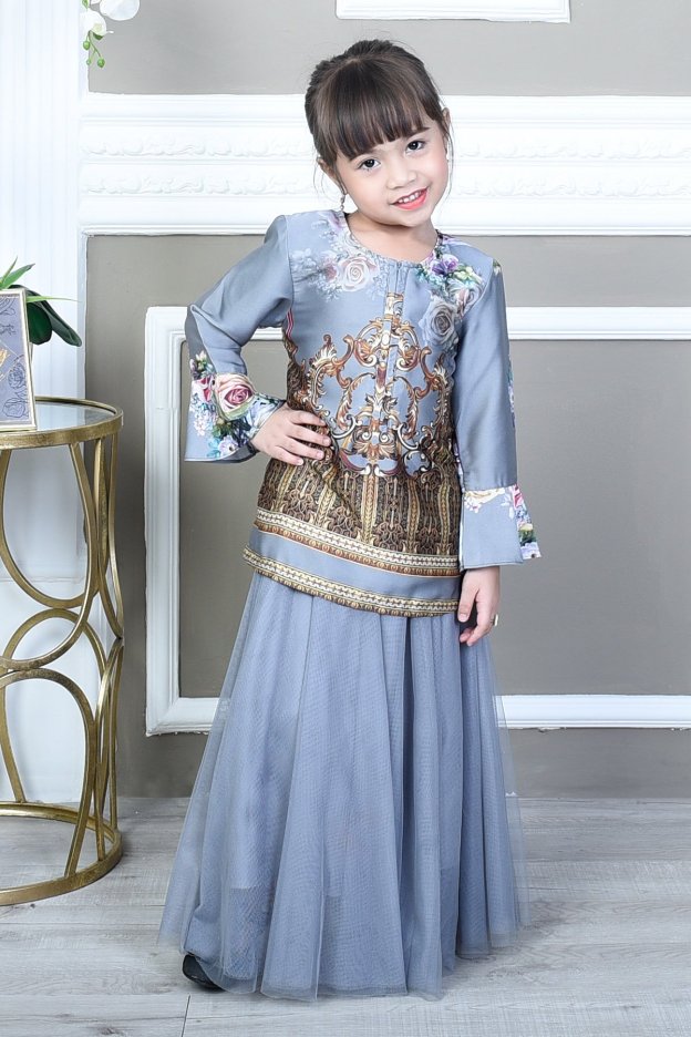 Blouse Bellaruz Kids - Damask Silver