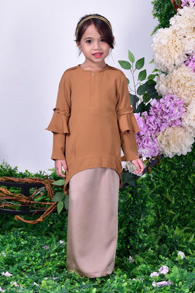 Blouse Beth Kids - Cinnamon Brown