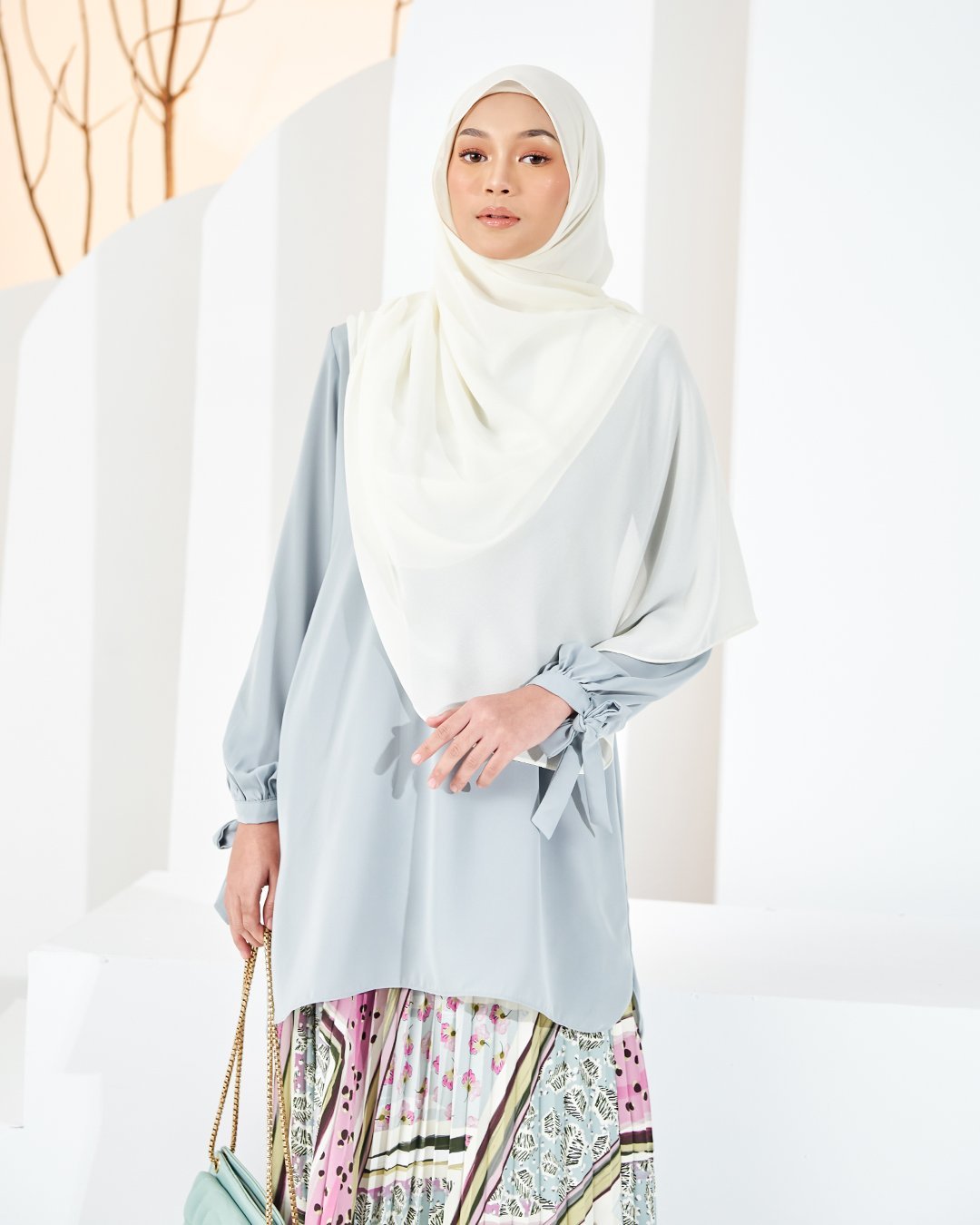 Blouse Caera - Dusty Mint