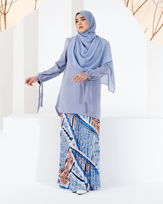 Blouse Caera - Frosty Blue