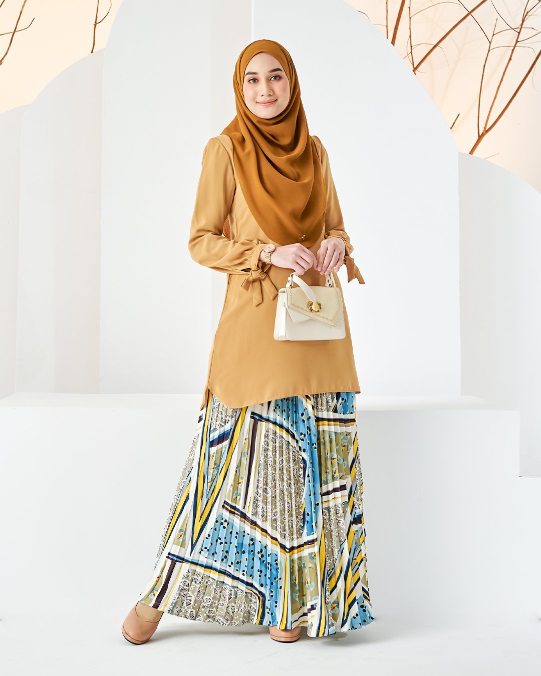 Blouse Caera - Gold Granola