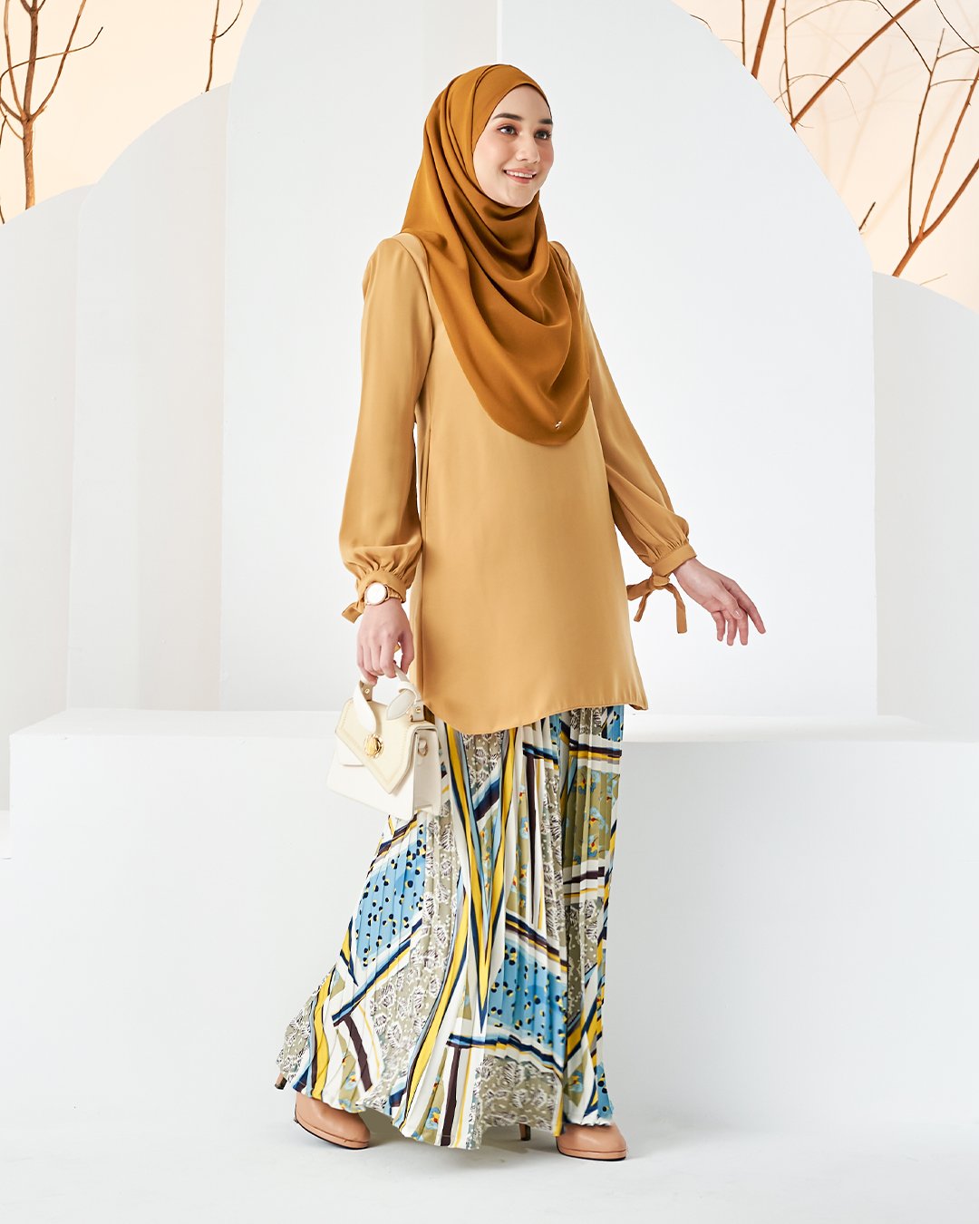 Blouse Caera - Gold Granola