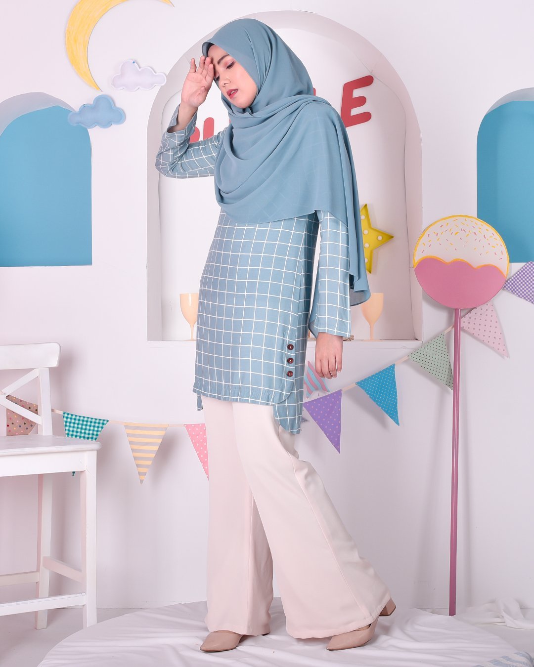 Blouse Callen - Capri Green
