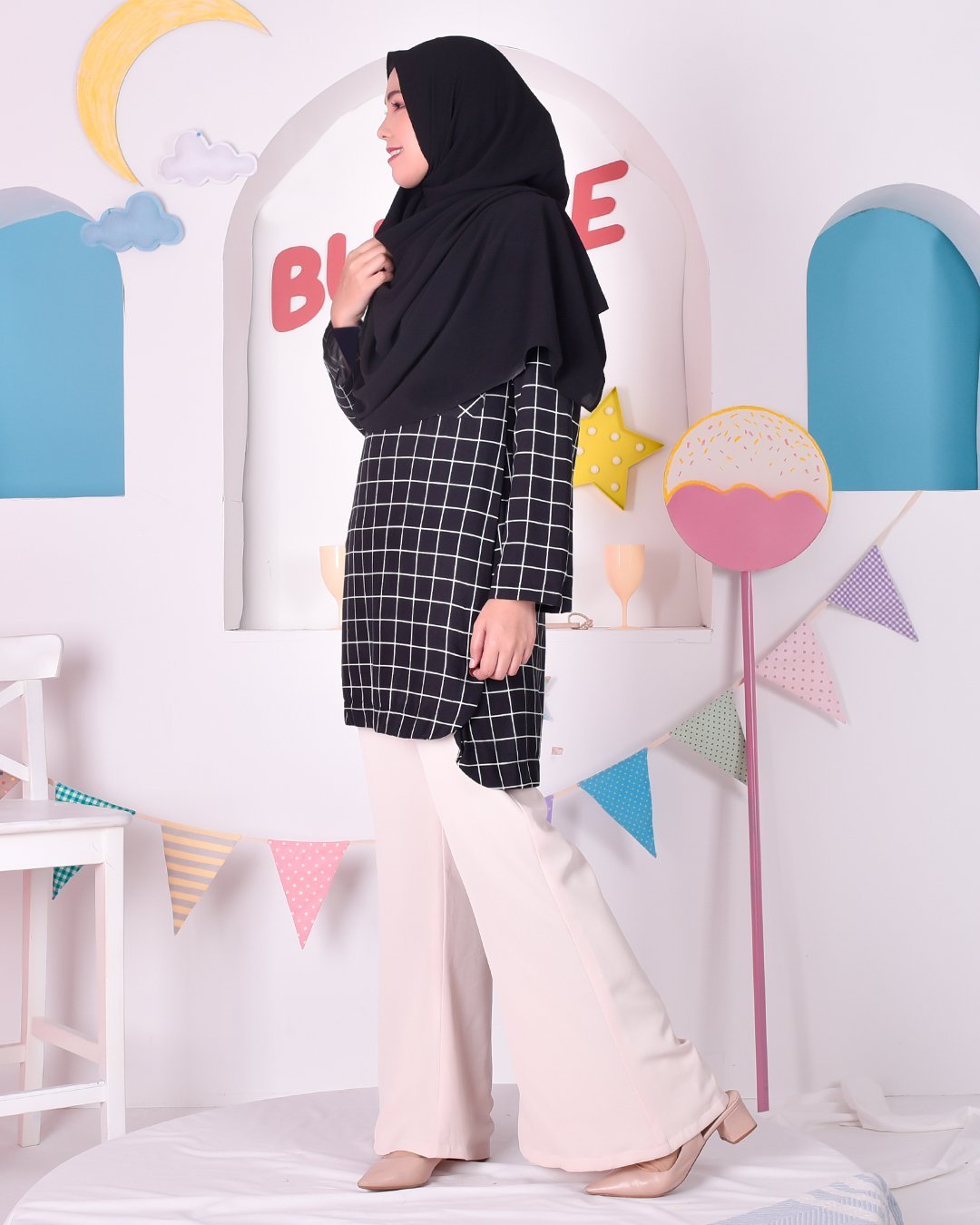Blouse Callen - Matte Black