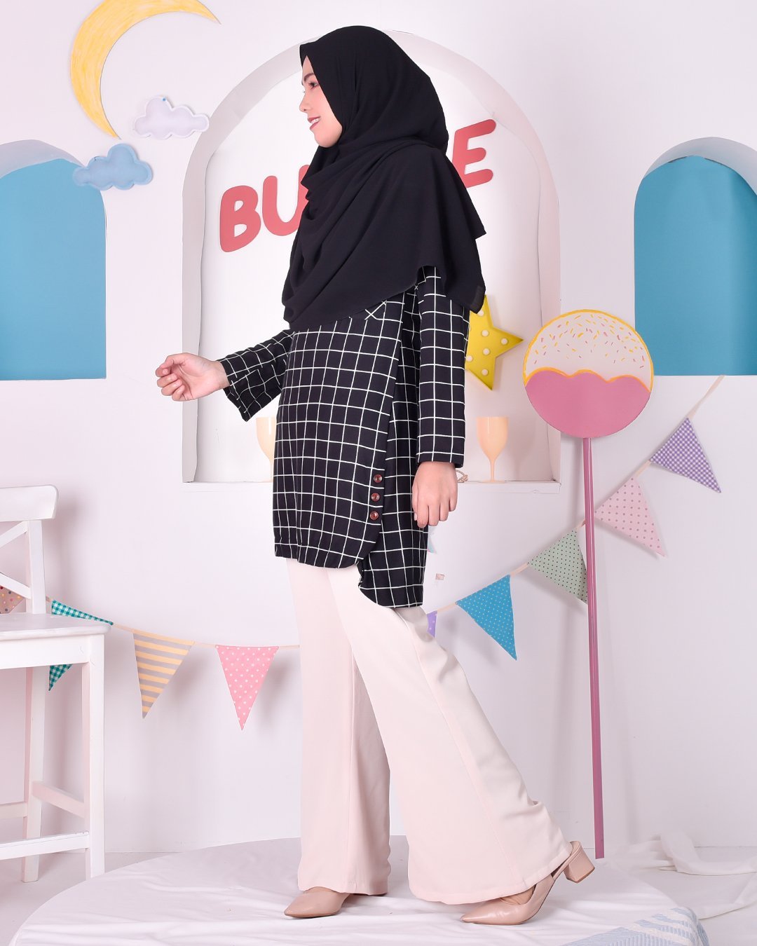 Blouse Callen - Matte Black