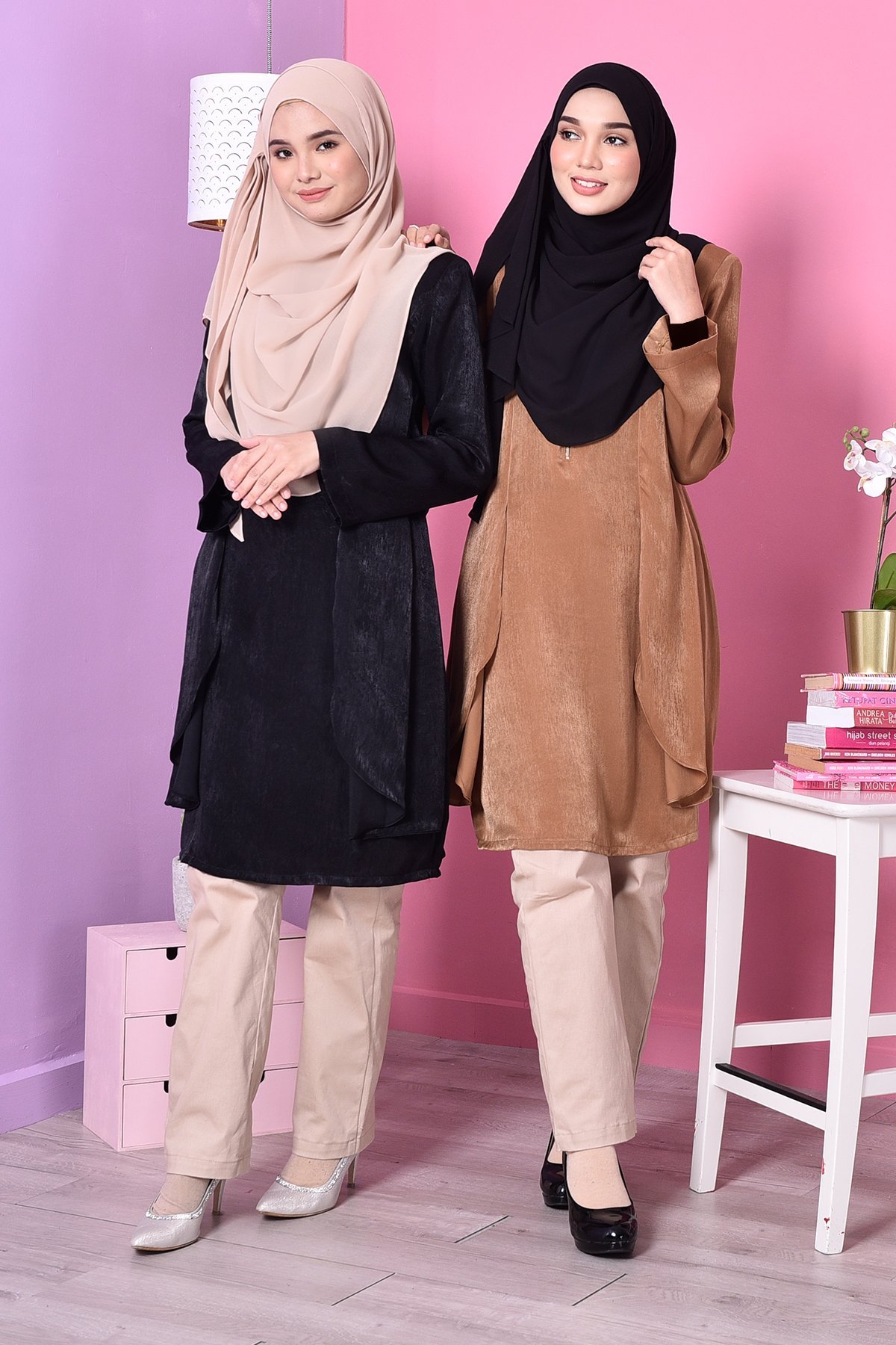 Blouse Cardi Velvety - Brown