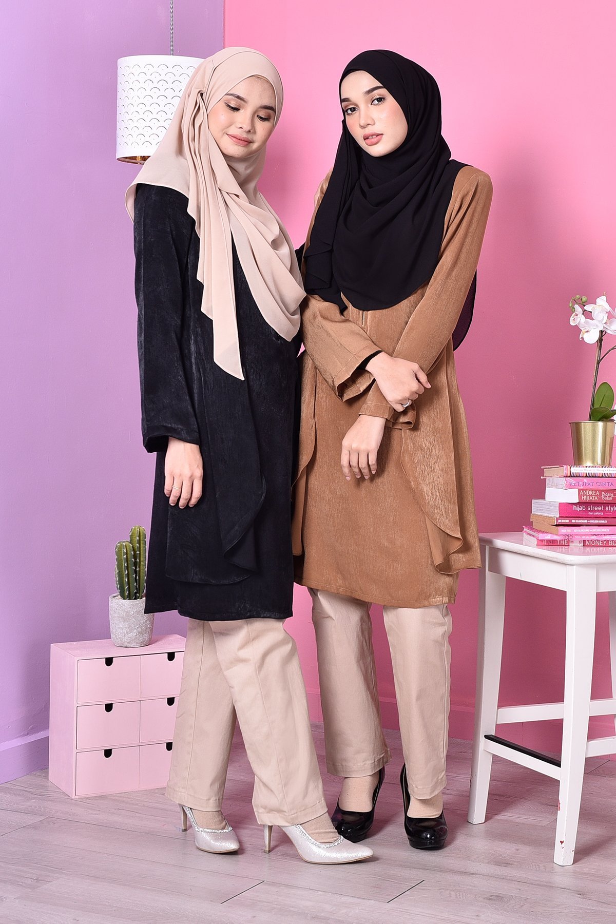 Blouse Cardi Velvety - Brown