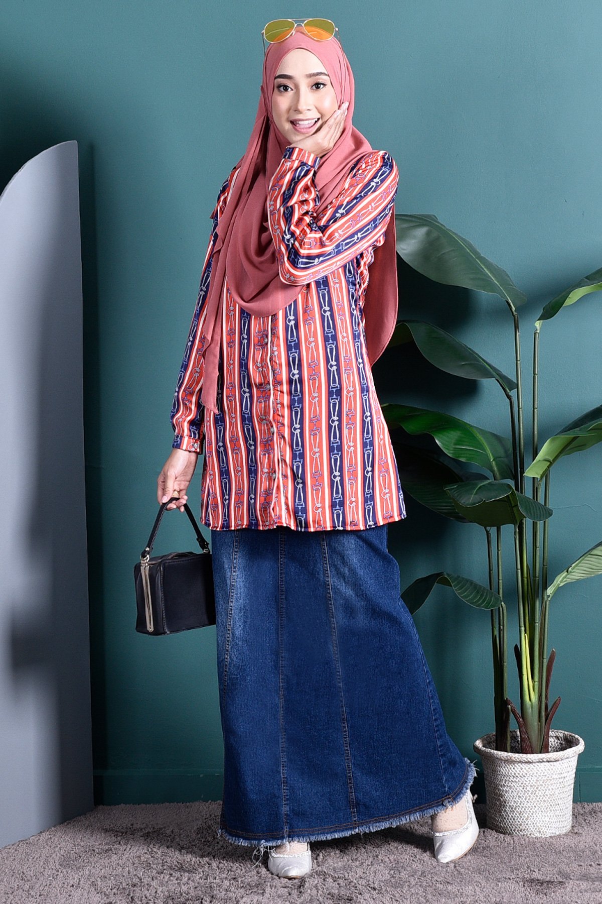 Blouse Coco Chain - Vouge Red