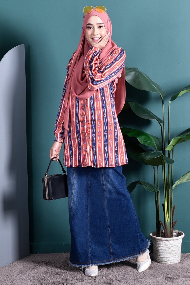 Blouse Coco Chain - Vouge Red