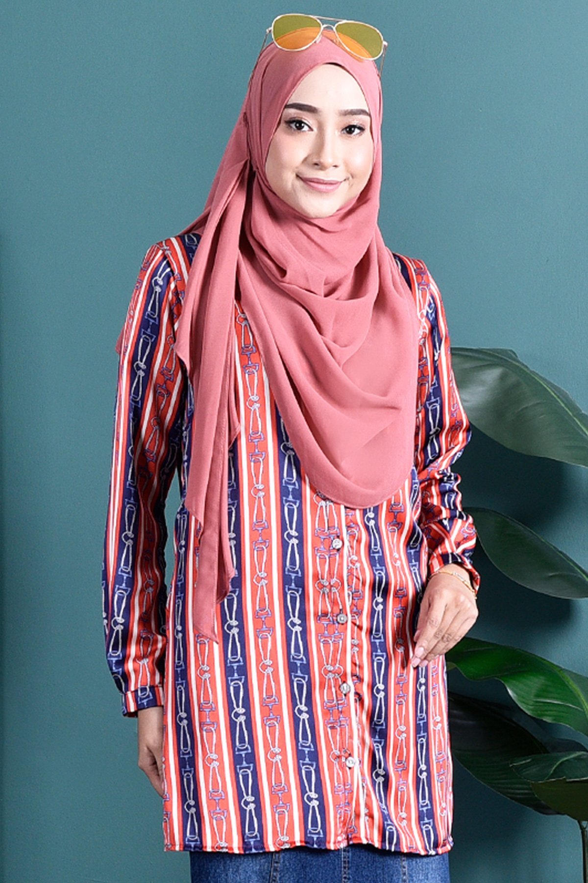 Blouse Coco Chain - Vouge Red