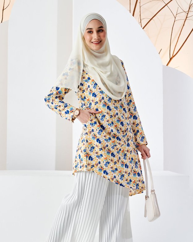 Blouse Cliona - Floral Oat
