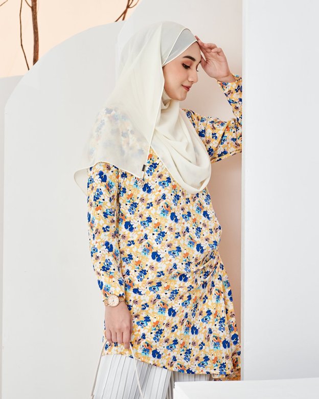 Blouse Cliona - Floral Oat