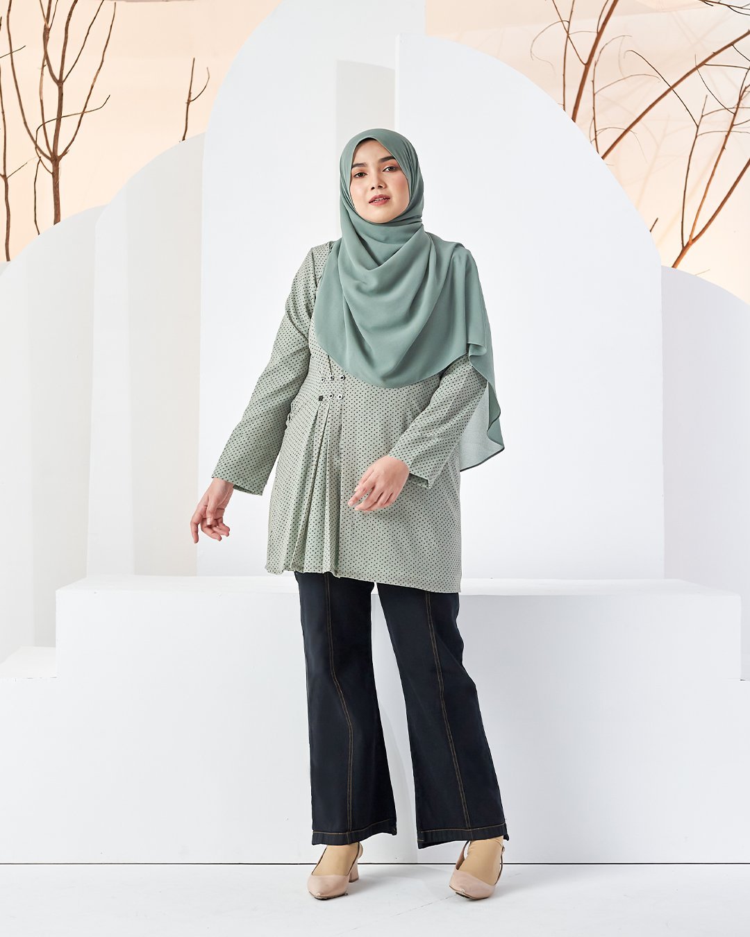 Blouse Colleen - Mint Green