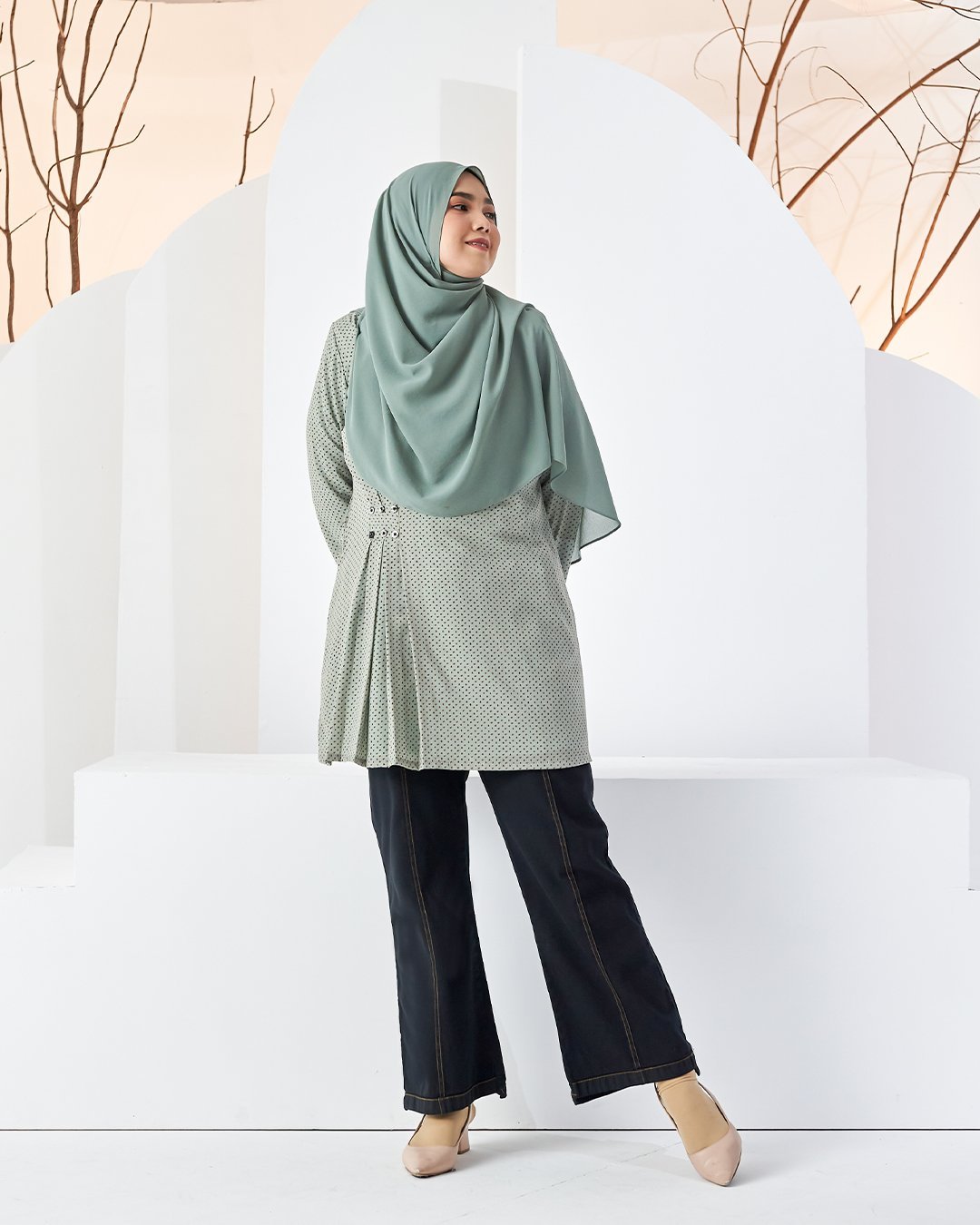 Blouse Colleen - Mint Green