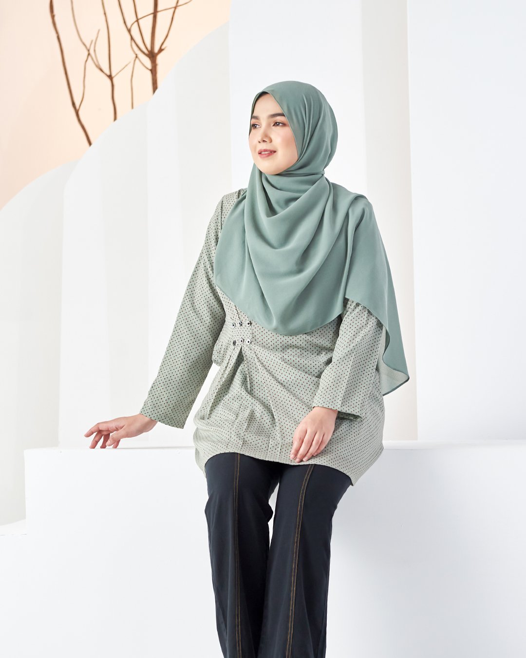 Blouse Colleen - Mint Green