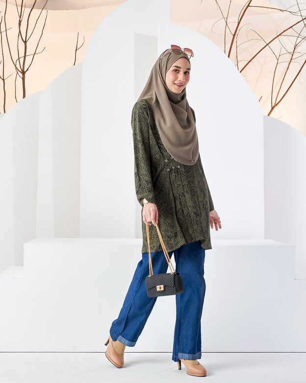 Blouse Colleen - Olive Green