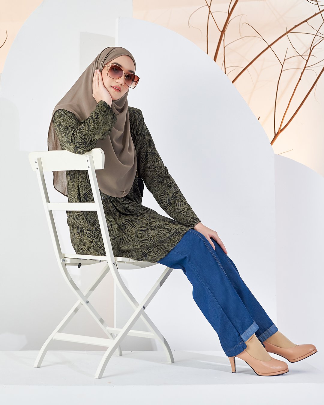 Blouse Colleen - Olive Green