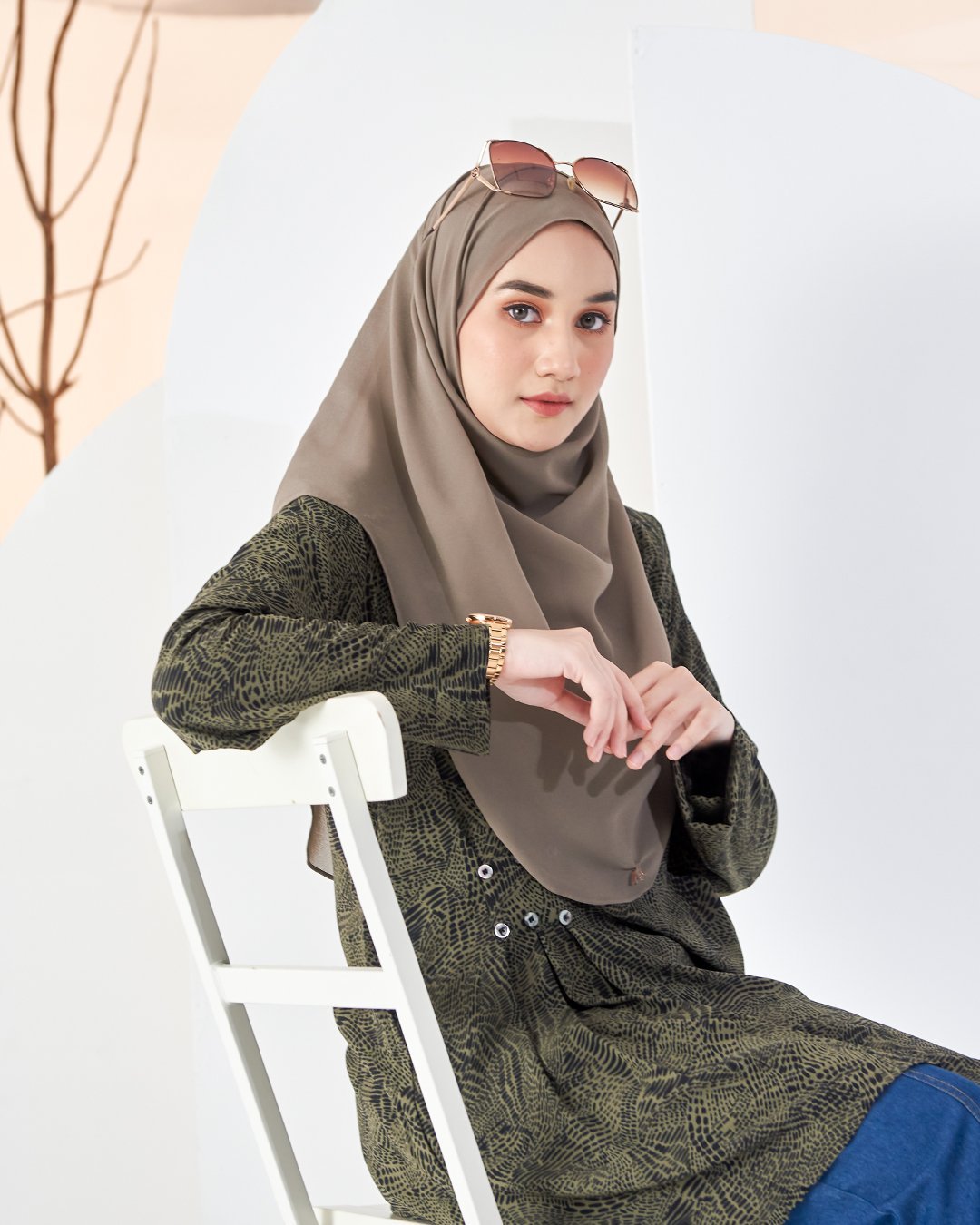 Blouse Colleen - Olive Green