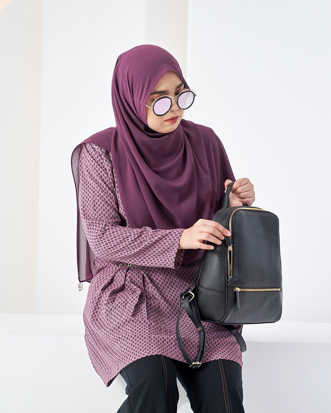 Blouse Colleen - Viola Purple