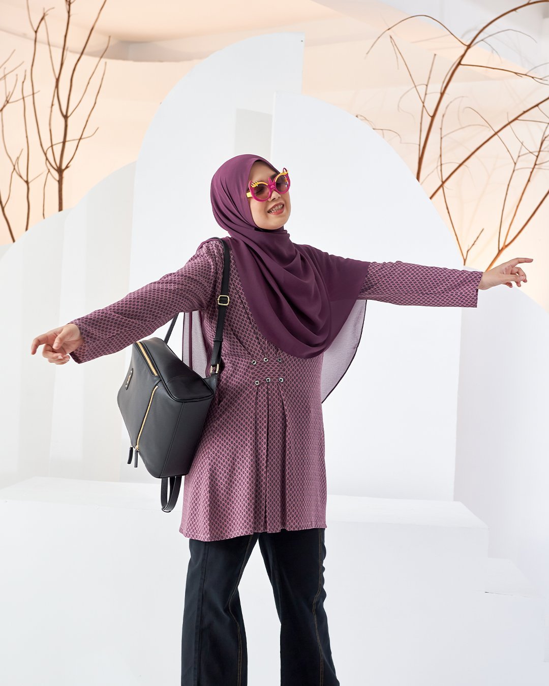 Blouse Colleen - Viola Purple