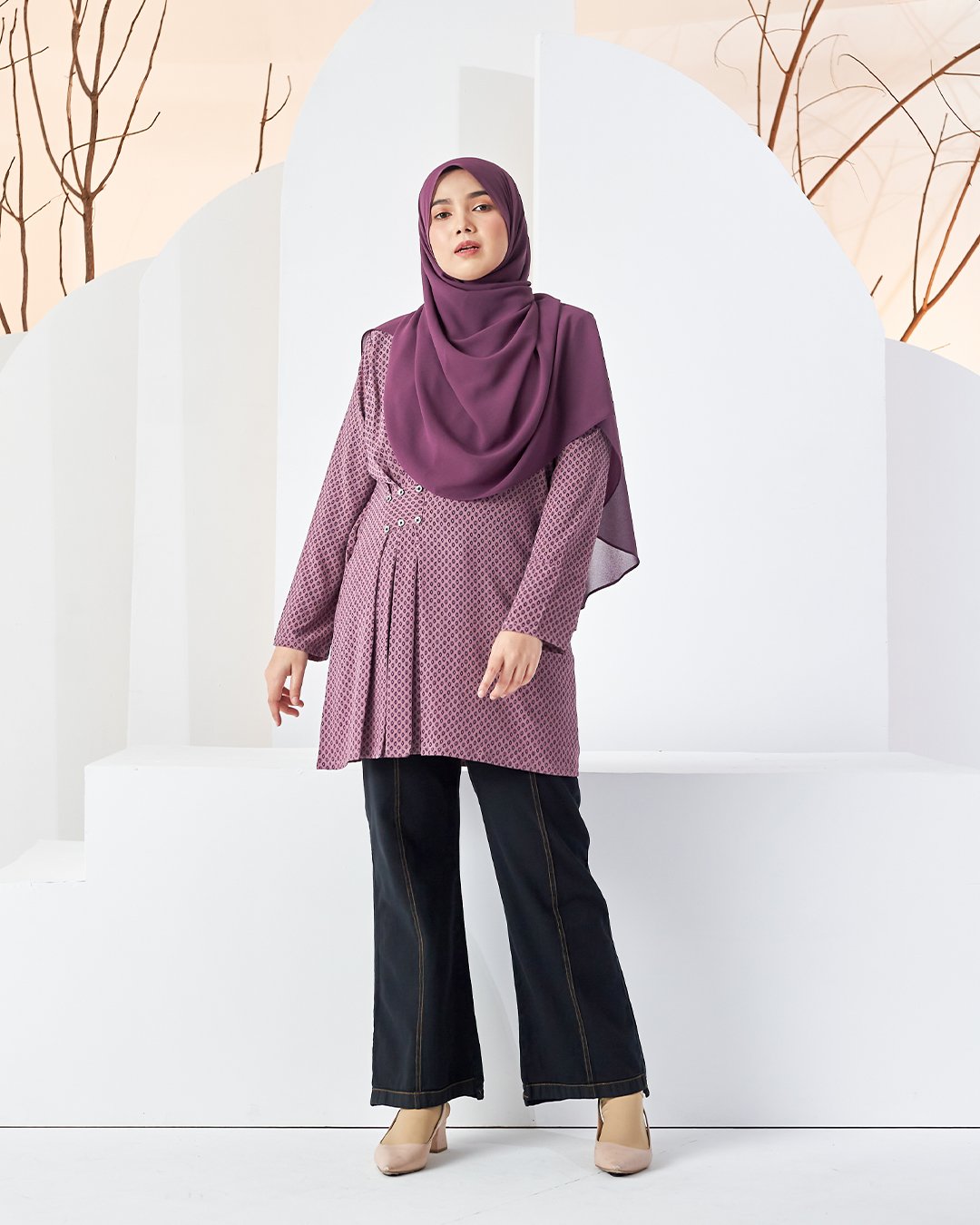 Blouse Colleen - Viola Purple