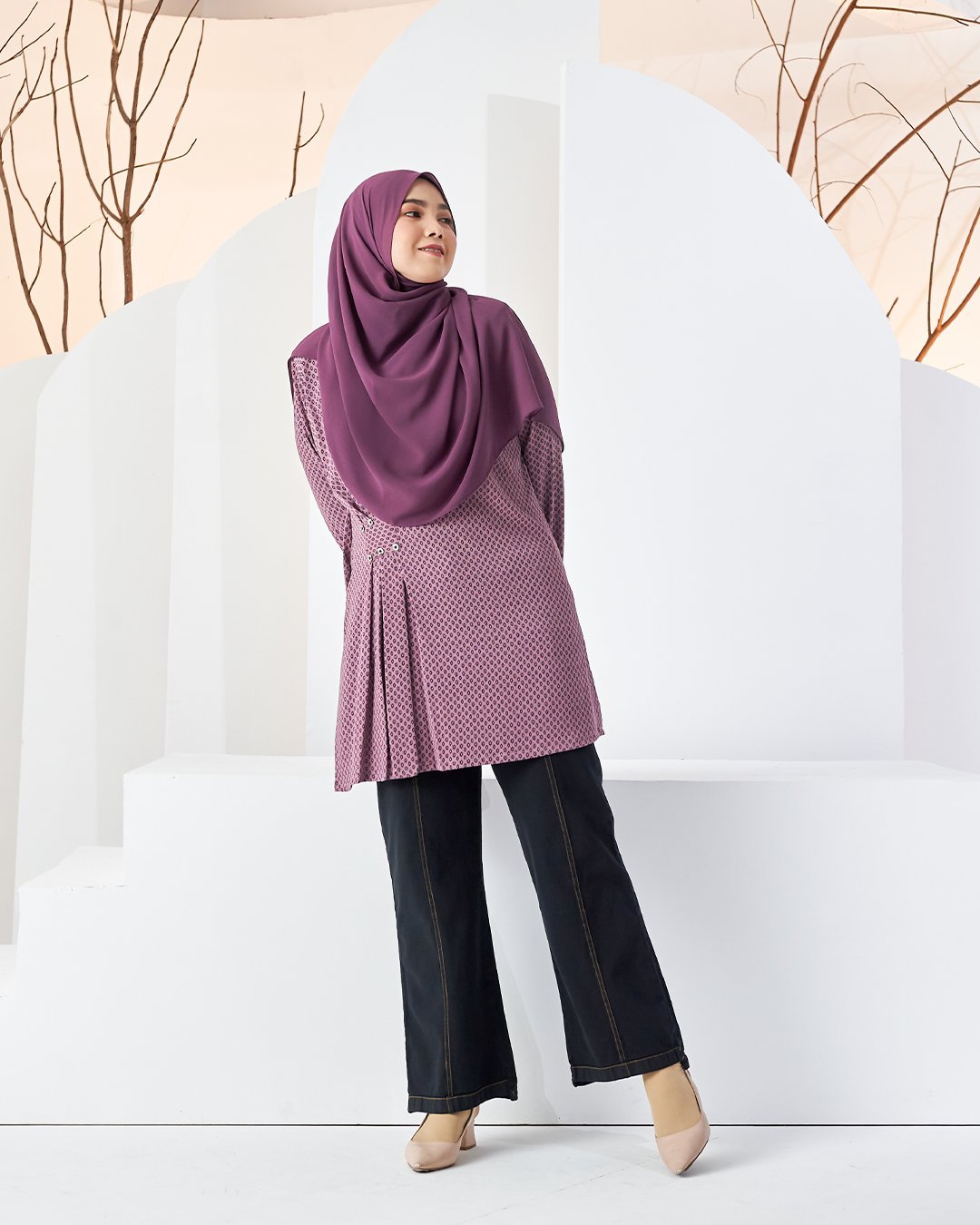 Blouse Colleen - Viola Purple