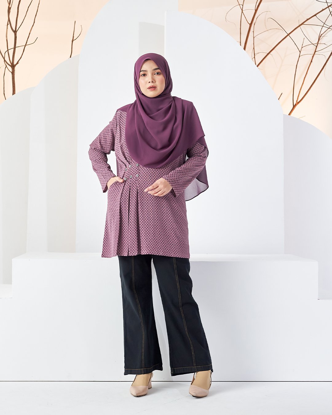 Blouse Colleen - Viola Purple