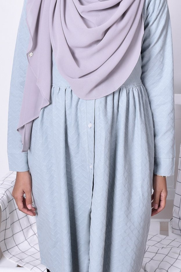 Blouse Cotton Amara - Pigeon Blue